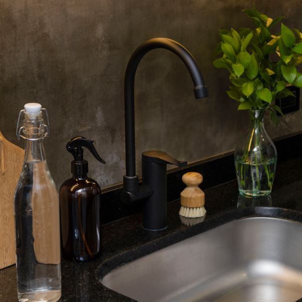Sion Collection – Chrome & Matte Black Bathroom Faucets