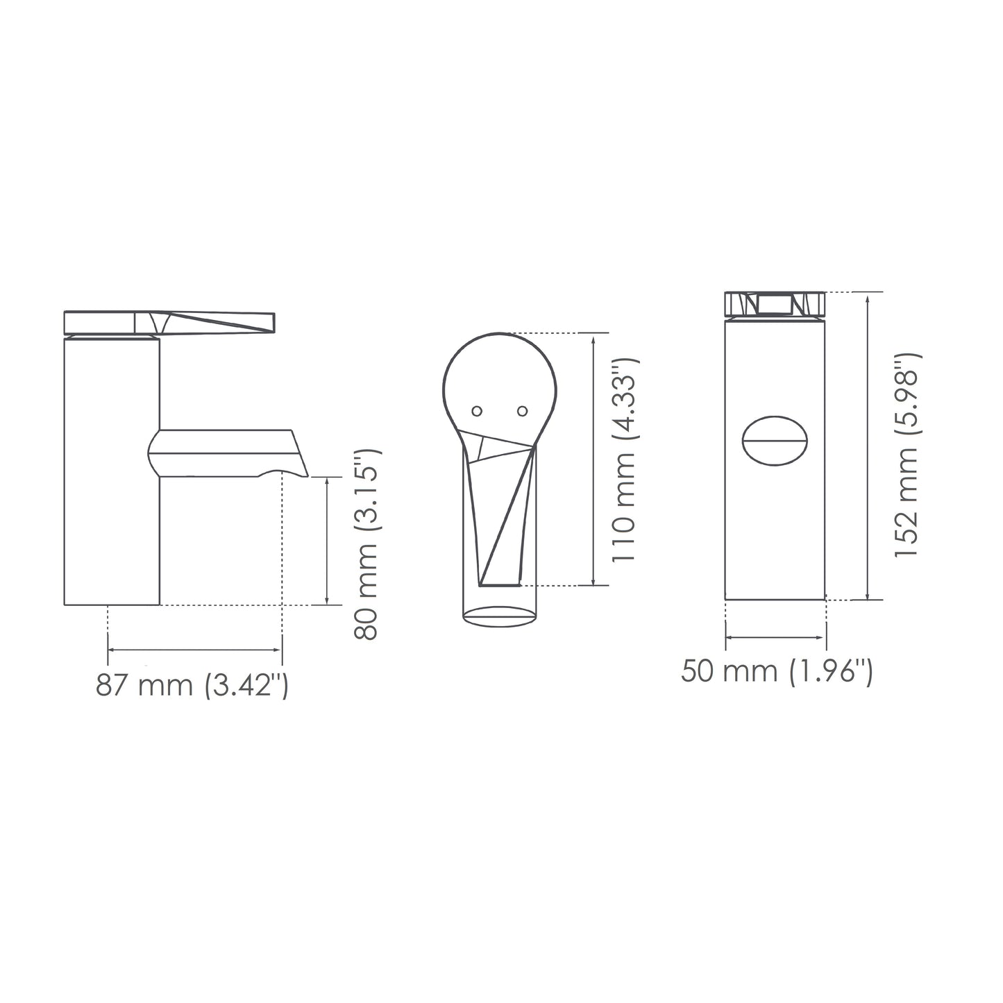 Sion Single Handle Bathroom Faucet 