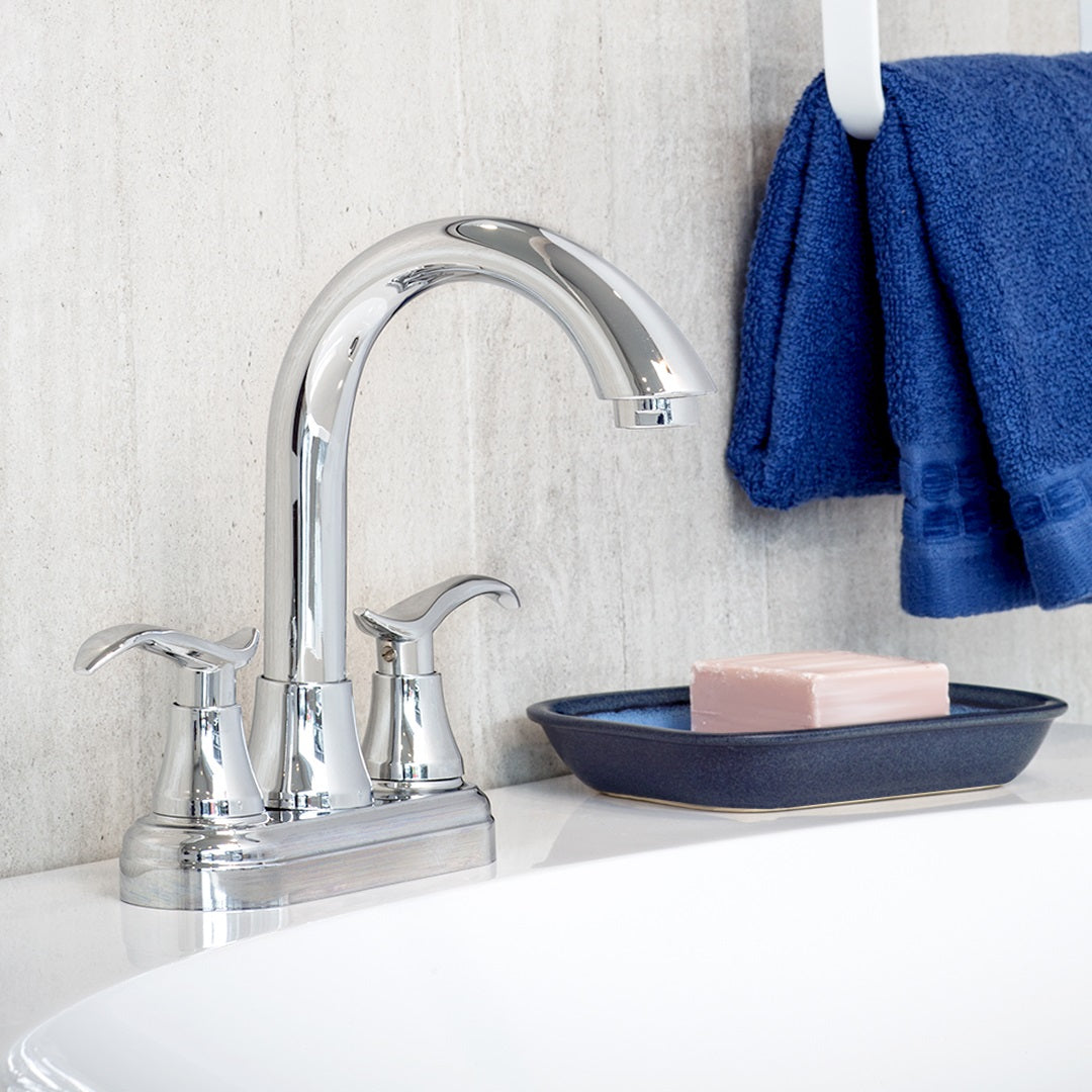 4” Tedesca Bar Two Handle Centerset Lavatory Faucet