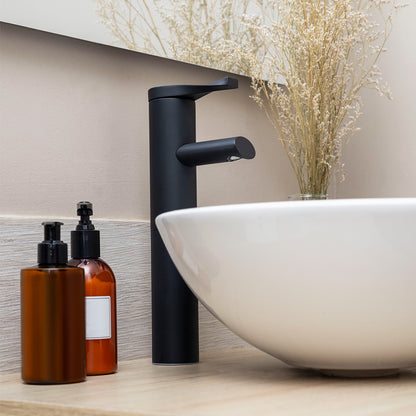 Sion Tall Single-Handle Bathroom Faucet for Vessel Sinks